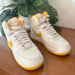 Nike Air Force 1 high phantom ochre yellow